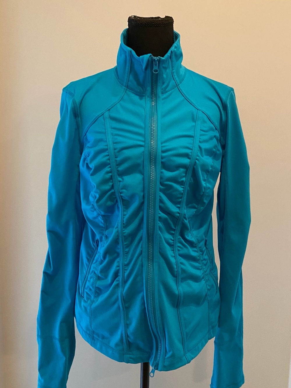 Zella Women’s Turquoise Active Zip-Up Jacket - Lightweight Fit - Picture 2 of 6